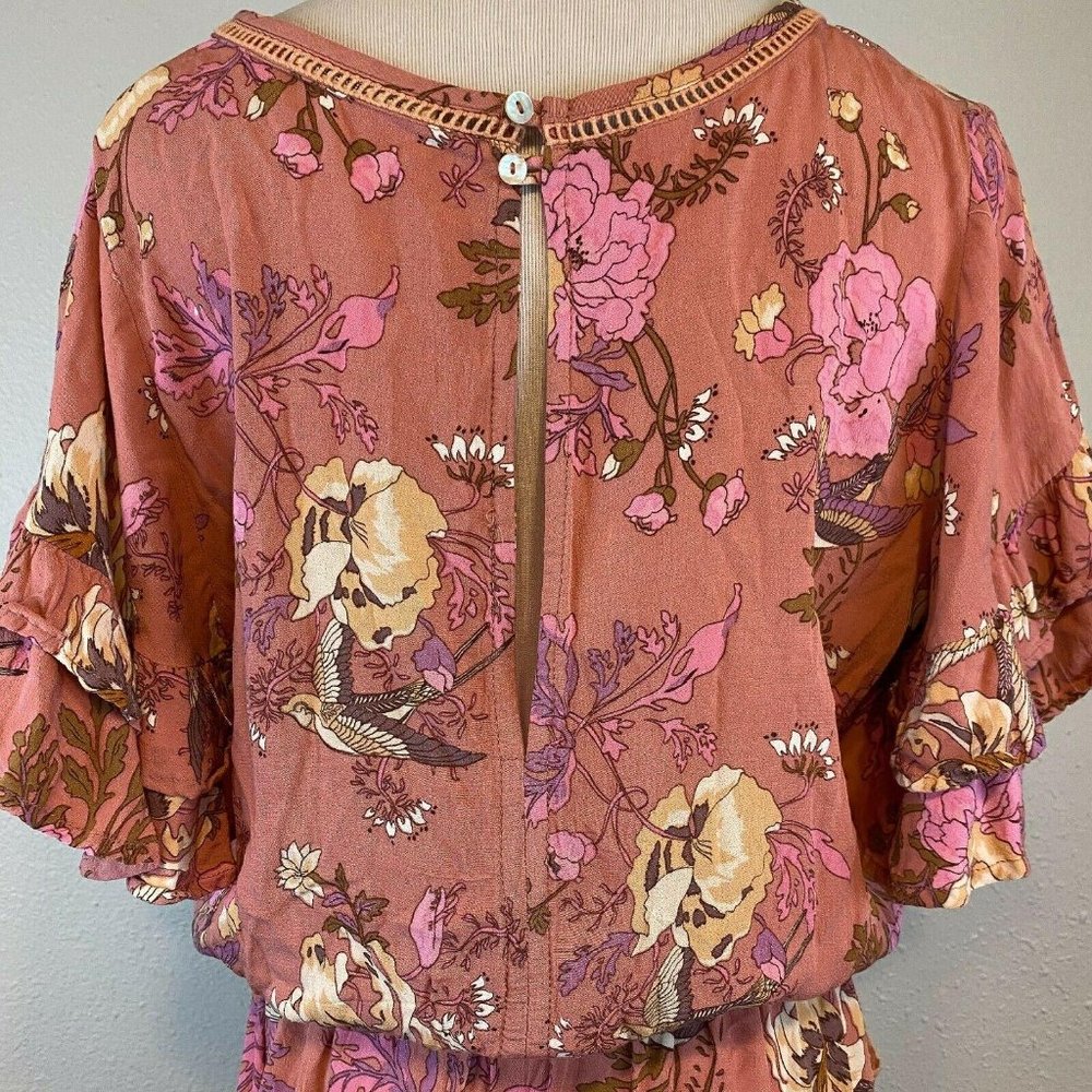 Spell Pink Floral Midi Dress - Picture 4 of 7